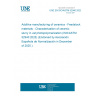 UNE EN ISO/ASTM 52940:2025 Additive manufacturing of ceramics - Feedstock materials - Characterization of ceramic slurry in vat photopolymerization (ISO/ASTM 52940:2025) (Endorsed by Asociación Española de Normalización in December of 2025.)