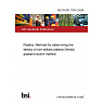BS EN ISO 1183-2:2026 Plastics. Methods for determining the density of non-cellular plastics Density gradient column method