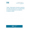 UNE EN ISO 13144:2025 Textiles - Determination of quinoline, isoquinoline and certain derivatives (ISO 13144:2025) (Endorsed by Asociación Española de Normalización in February of 2026.)