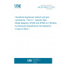 UNE EN 50631-3-1:2023 Household appliances network and grid connectivity - Part 3-1: Specific Data Model Mapping: SPINE and SPINE-IoT (Endorsed by Asociación Española de Normalización in April of 2023.)