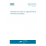 UNE 133300:2025 Information on content for Digital Terrestrial Television Broadcasting UNE 133300:2025 Information on content for Digital Terrestrial Television Broadcasting