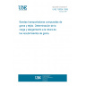 UNE 18054:1958 CONVEYOR BELTS COMPOSED OF RUBBER AND CLOTH. DETERMINATION OF LOAD AND ELONGATION TO RUPTURE OF THE RUBBER COVERS.