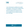 UNE EN ISO 21187:2007 Milk - Quantitative determination of bacteriological quality - Guidance for establishing and verifying a conversion relationship between routine method results and anchor method results (ISO 21187:2004) UNE EN ISO 21187:2007 Milk - Quantitative determination of bacteriological quality - Guidance for establishing and verifying a conversion relationship between routine method results and anchor method results (ISO 21187:2004)