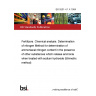 BS 5551-4.1.4:1984 Fertilizers. Chemical analysis. Determination of nitrogen Method for determination of ammoniacal nitrogen content in the presence of other substances which release ammonia when treated with sodium hydroxide (titrimetric method)