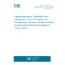 UNE CEN/TS 15427-2-3:2021 Railway applications - Wheel/Rail friction management - Part 2-3: Properties and Characteristics - Adhesion materials (Endorsed by Asociación Española de Normalización in May of 2021.) UNE CEN/TS 15427-2-3:2021 Railway applications - Wheel/Rail friction management - Part 2-3: Properties and Characteristics - Adhesion materials (Endorsed by Asociación Española de Normalización in May of 2021.)