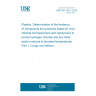 UNE ISO 182-1:2025 Plastics. Determination of the tendency of compounds and products based on vinyl chloride homopolymers and copolymers to evolve hydrogen chloride and any other acidic products at elevated temperatures. Part 1. Congo red method. UNE ISO 182-1:2025 Plastics. Determination of the tendency of compounds and products based on vinyl chloride homopolymers and copolymers to evolve hydrogen chloride and any other acidic products at elevated temperatures. Part 1. Congo red method.