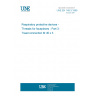 UNE EN 148-3:1999 Respiratory protective devices - Threads for facepieces - Part 3: Tread connection M 45 x 3