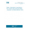 UNE EN ISO 899-2:2003/A1:2015 Plastics - Determination of creep behaviour - Part 2: Flexural creep by three-point loading - Amendment 1 (ISO 899-2:2003/Amd 1:2015) UNE EN ISO 899-2:2003/A1:2015 Plastics - Determination of creep behaviour - Part 2: Flexural creep by three-point loading - Amendment 1 (ISO 899-2:2003/Amd 1:2015)