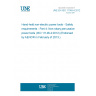 UNE EN ISO 11148-4:2012 Hand-held non-electric power tools - Safety requirements - Part 4: Non-rotary percussive power tools (ISO 11148-4:2012) (Endorsed by AENOR in February of 2013.)