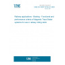 UNE EN 16207:2015+A1:2020 Railway applications - Braking - Functional and performance criteria of Magnetic Track Brake systems for use in railway rolling stock UNE EN 16207:2015+A1:2020 Railway applications - Braking - Functional and performance criteria of Magnetic Track Brake systems for use in railway rolling stock