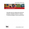 BS EN ISO/IEC 15408-5:2026 Information security, cybersecurity and privacy protection. Evaluation criteria for IT security Pre-defined packages of security requirements BS EN ISO/IEC 15408-5:2026 Information security, cybersecurity and privacy protection. Evaluation criteria for IT security Pre-defined packages of security requirements