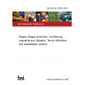 BS EN ISO 20675:2021 Biogas. Biogas production, conditioning, upgrading and utilization. Terms, definitions and classification scheme