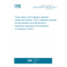 UNE EN 62044-3:2001/AC:2021-11 Cores made of soft magnetic materials - Measuring methods - Part 3: Magnetic properties at high excitation level (Endorsed by Asociación Española de Normalización in December of 2021.) UNE EN 62044-3:2001/AC:2021-11 Cores made of soft magnetic materials - Measuring methods - Part 3: Magnetic properties at high excitation level (Endorsed by Asociación Española de Normalización in December of 2021.)
