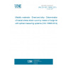 UNE EN ISO 16808:2015 Metallic materials - Sheet and strip - Determination of biaxial stress-strain curve by means of bulge test with optical measuring systems (ISO 16808:2014) UNE EN ISO 16808:2015 Metallic materials - Sheet and strip - Determination of biaxial stress-strain curve by means of bulge test with optical measuring systems (ISO 16808:2014)