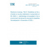 UNE CEN/TS 16931-5:2025 Electronic invoicing - Part 5: Guidelines on the use of sector or country extensions in conjunction with EN 16931-1, methodology to be applied in the real environment (Endorsed by Asociación Española de Normalización in November of 2025.)