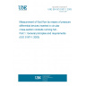 UNE EN ISO 5167-1:2003 Measurement of fluid flow by means of pressure differential devices inserted in circular cross-section conduits running full - Part 1: General principles and requirements (ISO 5167-1:2003) UNE EN ISO 5167-1:2003 Measurement of fluid flow by means of pressure differential devices inserted in circular cross-section conduits running full - Part 1: General principles and requirements (ISO 5167-1:2003)