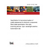 BS EN 181102:1995 Specification for harmonized system of quality assessment for electronic components. Blank detail specification: fibre optic branching devices. Type: wavelength selective transmission star