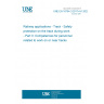 UNE EN 16704-3:2017+A1:2022 Railway applications - Track - Safety protection on the track during work - Part 3: Competences for personnel related to work on or near tracks