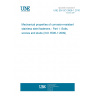 UNE EN ISO 3506-1:2010 Mechanical properties of corrosion-resistant stainless steel fasteners - Part 1: Bolts, screws and studs (ISO 3506-1:2009) UNE EN ISO 3506-1:2010 Mechanical properties of corrosion-resistant stainless steel fasteners - Part 1: Bolts, screws and studs (ISO 3506-1:2009)