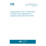 UNE EN ISO 8130-16:2024 Coating powders - Part 16: Determination of density by liquid displacement in a measuring cylinder (ISO 8130-16:2022)