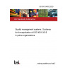 BS ISO 54002:2025 Quality management systems. Guidance for the application of ISO 9001:2015 in police organizations BS ISO 54002:2025 Quality management systems. Guidance for the application of ISO 9001:2015 in police organizations