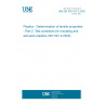 UNE EN ISO 527-2:2026 Plastics - Determination of tensile properties - Part 2: Test conditions for moulding and extrusion plastics (ISO 527-2:2025)