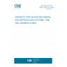 UNE 20528-12:1993 MAGNETIC TAPE SOUND RECORDING AND REPRODUCING SYSTEMS. TIME AND ADDRESS CODES. UNE 20528-12:1993 MAGNETIC TAPE SOUND RECORDING AND REPRODUCING SYSTEMS. TIME AND ADDRESS CODES.