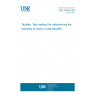UNE 40205:2025 Textiles. Test method for determining the solubility of wool in urea-bisulfite.