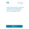 UNE EN 15984:2018 Petroleum industry and products - Determination of composition of refinery heating gas and calculation of carbon content and calorific value - Gas chromatography method UNE EN 15984:2018 Petroleum industry and products - Determination of composition of refinery heating gas and calculation of carbon content and calorific value - Gas chromatography method