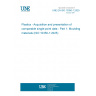 UNE EN ISO 10350-1:2025 Plastics - Acquisition and presentation of comparable single-point data - Part 1: Moulding materials (ISO 10350-1:2025)
