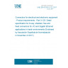 UNE EN 61076-3-122:2017 Connectors for electrical and electronic equipment - Product requirements - Part 3-122: Detail specification for 8-way, shielded, free and fixed connectors for I/O and Gigabit Ethernet applications in harsh environments (Endorsed by Asociación Española de Normalización in November of 2017.) UNE EN 61076-3-122:2017 Connectors for electrical and electronic equipment - Product requirements - Part 3-122: Detail specification for 8-way, shielded, free and fixed connectors for I/O and Gigabit Ethernet applications in harsh environments (Endorsed by Asociación Española de Normalización in November of 2017.)