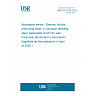 UNE EN 3278:2026 - Aerospace series - Sleeves, tubular, protruding head, in corrosion resisting steel, passivated (0,25 mm wall thickness) (Endorsed by Asociación Española de Normalización in April of 2026.)