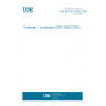 UNE EN ISO 19952:2026 Footwear - Vocabulary (ISO 19952:2025)