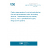 UNE EN 1329-1:2014+A1:2018 Plastics piping systems for soil and waste discharge (low and high temperature) within the building structure - Unplasticized poly(vinyl chloride) (PVC-U) - Part 1: Specifications for pipes, fittings and the systems UNE EN 1329-1:2014+A1:2018 Plastics piping systems for soil and waste discharge (low and high temperature) within the building structure - Unplasticized poly(vinyl chloride) (PVC-U) - Part 1: Specifications for pipes, fittings and the systems