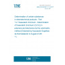 UNE EN 62321-7-2:2017 Determination of certain substances in electrotechnical products - Part 7-2: Hexavalent chromium - Determination of hexavalent chromium (Cr(VI)) in polymers and electronics by the colorimetric method (Endorsed by Asociación Española de Normalización in August of 2017.)
