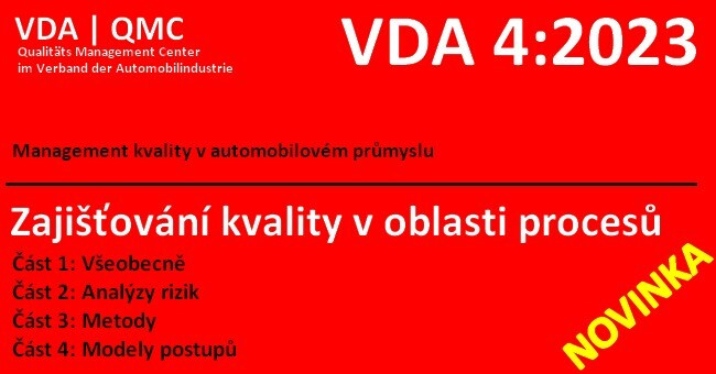 VDA 4:2023 -  Zajišťování kvality v oblasti procesů