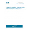 UNE EN ISO 16383-1:2026 Geotechnical investigation and testing - Laboratory testing of rock - Part 1: Determination of water content (ISO 16383-1:2025)
