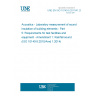 UNE EN ISO 10140-5:2011/A1:2014 Acoustics - Laboratory measurement of sound insulation of building elements - Part 5: Requirements for test facilities and equipment - Amendment 1: Rainfall sound (ISO 10140-5:2010/Amd 1:2014) UNE EN ISO 10140-5:2011/A1:2014 Acoustics - Laboratory measurement of sound insulation of building elements - Part 5: Requirements for test facilities and equipment - Amendment 1: Rainfall sound (ISO 10140-5:2010/Amd 1:2014)