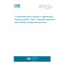 UNE 192011-3:2019 Procedure for the regulatory inspection. Pressure equipment. Part 3: Specific requirements for refineries and petrochemical plants UNE 192011-3:2019 Procedure for the regulatory inspection. Pressure equipment. Part 3: Specific requirements for refineries and petrochemical plants