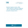 UNE EN 61968-100:2013 Application integration at electric utilities - System interfaces for distribution management - Part 100: Implementation profiles (Endorsed by AENOR in January of 2014.) UNE EN 61968-100:2013 Application integration at electric utilities - System interfaces for distribution management - Part 100: Implementation profiles (Endorsed by AENOR in January of 2014.)