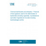UNE EN 12353:2013 Chemical disinfectants and antiseptics - Preservation of test organisms used for the determination of bactericidal (including Legionella), mycobactericidal, sporicidal, fungicidal and virucidal (including bacteriophages) activity UNE EN 12353:2013 Chemical disinfectants and antiseptics - Preservation of test organisms used for the determination of bactericidal (including Legionella), mycobactericidal, sporicidal, fungicidal and virucidal (including bacteriophages) activity