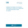 UNE 40174-2:1973 BOBBINS FOR FRAMES WITH MINIMUM DIAMETERS OF SPINDLE WITH DIAMETERS OF 25 MM AND MINIMUM TRAVEL OF 300 MM. UNE 40174-2:1973 BOBBINS FOR FRAMES WITH MINIMUM DIAMETERS OF SPINDLE WITH DIAMETERS OF 25 MM AND MINIMUM TRAVEL OF 300 MM.