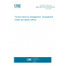 UNE ISO/TS 24179:2024 IN Human resource management. Occupational health and safety metrics
