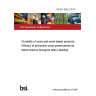 BS EN 599-2:2016 Durability of wood and wood-based products. Efficacy of preventive wood preservatives as determined by biological tests Labelling