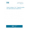 UNE EN 1253-1:2015 Gullies for buildings - Part 1: Trapped floor gullies with a depth water seal of at least 50 mm