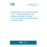 UNE EN 60384-17:2005 Fixed capacitors for use in electronic equipment -- Part 17: Sectional specification: Fixed metallized polypropylene film dielectric a.c. and pulse capacitors (Endorsed by AENOR in February of 2006.) UNE EN 60384-17:2005 Fixed capacitors for use in electronic equipment -- Part 17: Sectional specification: Fixed metallized polypropylene film dielectric a.c. and pulse capacitors (Endorsed by AENOR in February of 2006.)