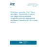 UNE EN 61191-1:2013 Printed board assemblies - Part 1: Generic specification - Requirements for soldered electrical and electronic assemblies using surface mount and related assembly technologies (Endorsed by AENOR in October of 2013.) UNE EN 61191-1:2013 Printed board assemblies - Part 1: Generic specification - Requirements for soldered electrical and electronic assemblies using surface mount and related assembly technologies (Endorsed by AENOR in October of 2013.)