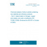 UNE EN ISO 21068-3:2008 Chemical analysis of silicon-carbide-containing raw materials and refractory products - Part 3: Determination of nitrogen, oxygen and metallic and oxidic constituents (ISO 21068-3:2008) (Endorsed by AENOR in October of 2008.) UNE EN ISO 21068-3:2008 Chemical analysis of silicon-carbide-containing raw materials and refractory products - Part 3: Determination of nitrogen, oxygen and metallic and oxidic constituents (ISO 21068-3:2008) (Endorsed by AENOR in October of 2008.)