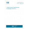 UNE EN 797/AC:1998 BAR CODING. SYMBOLOGY SPECIFICATIONS. "EAN/UPC". UNE EN 797/AC:1998 BAR CODING. SYMBOLOGY SPECIFICATIONS. "EAN/UPC".