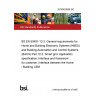 20/30420606 DC BS EN 50491-12-2. General requirements for Home and Building Electronic Systems (HBES) and Building Automation and Control Systems (BACS) Part 12-2. Smart grid. Application specification. Interface and framework for customer. Interface between the Home / Building CEM